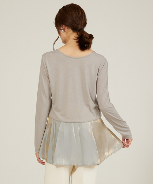 abahouse mavie（アバハウスマヴィ）の「裾切替えレイヤードインナー（Tシャツ/カットソー・レディース・ブラック系その他/グレー/ホワイト系その他2/ホワイト系その他/ホワイト系その他3・フリー）」の14枚目の写真