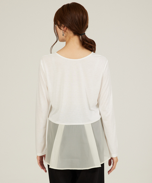 sullen abahouse レイヤードラインカットソー sullen abahouse レイヤードラインカットソー