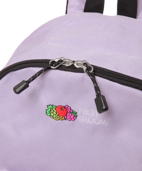 FRUIT OF THE LOOM(フルーツオブザルーム)の「【Fruit Of The Loom(フルーツオブザルーム)】別注リュック(KIDS)(バックパック/リュック・キッズ・ブラック/パープル/ベージュ・FREE)」の11枚目の写真