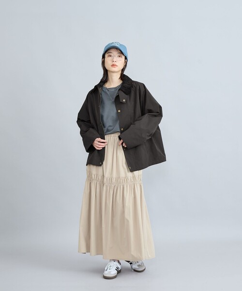 coen（コーエン）の「コーデュロイカラーハンティングジャケット（ミリタリージャケット・レディース・ブラック/オリーブ・M/L）」の20枚目の写真