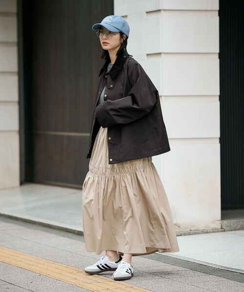 CHLOE*贅沢な魅力*パールベージュ コーデュロイ ジャケット セール】コーデュロイカラーハンティングジャケット(ミリタリー