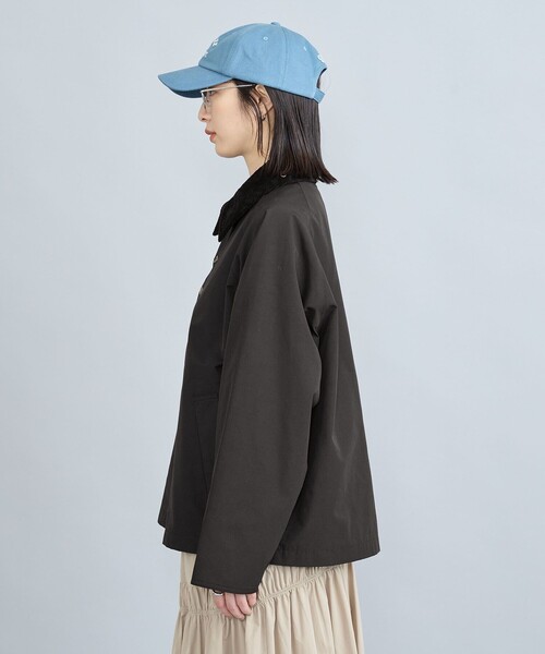 coen（コーエン）の「コーデュロイカラーハンティングジャケット（ミリタリージャケット・レディース・ブラック/オリーブ・M/L）」の5枚目の写真