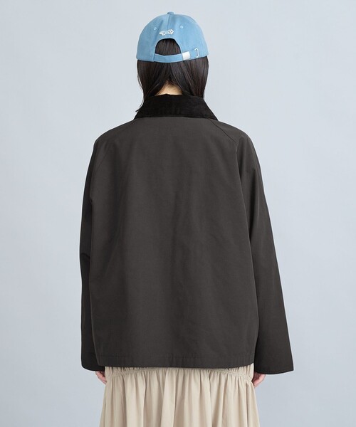 coen（コーエン）の「コーデュロイカラーハンティングジャケット（ミリタリージャケット・レディース・ブラック/オリーブ・M/L）」の6枚目の写真