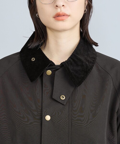 coen（コーエン）の「コーデュロイカラーハンティングジャケット（ミリタリージャケット・レディース・ブラック/オリーブ・M/L）」の7枚目の写真