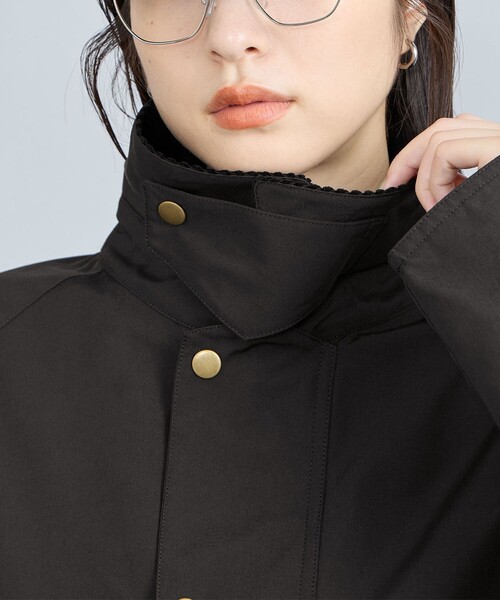 coen（コーエン）の「コーデュロイカラーハンティングジャケット（ミリタリージャケット・レディース・ブラック/オリーブ・M/L）」の8枚目の写真