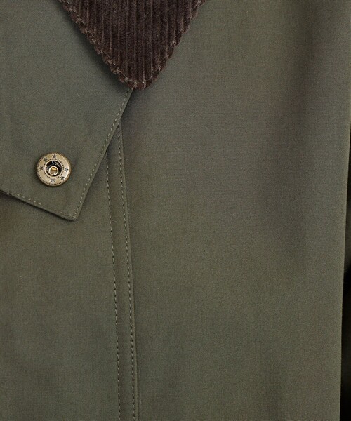coen（コーエン）の「コーデュロイカラーハンティングジャケット（ミリタリージャケット・レディース・ブラック/オリーブ・M/L）」の13枚目の写真