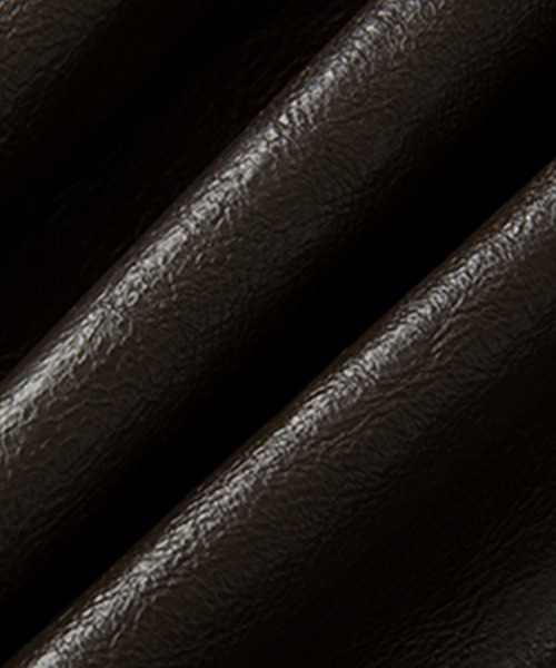 【セール】ベルト付 合皮ハーフジャケット FQ24W084【Fano Studios】【2024AW】（ライダースジャケット）｜Fano Studios（ファノ ストゥディオズ）