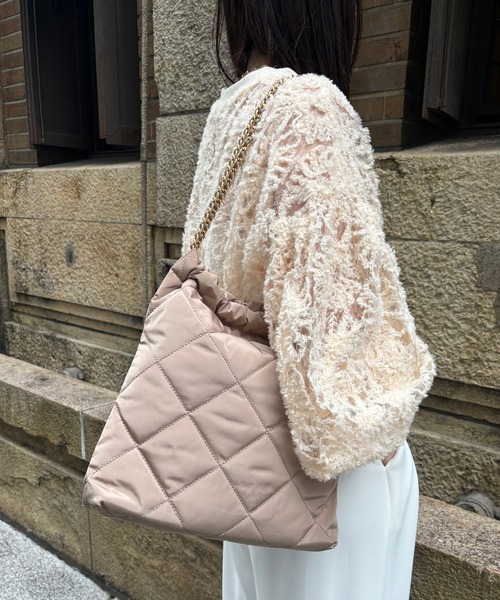 WEB限定】キルティングチェーンショルダー（ショルダーバッグ