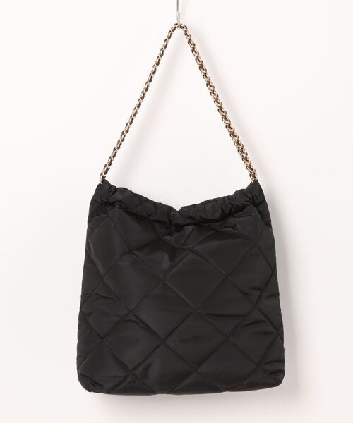 DouDou（ドゥドゥ）の「【WEB限定】キルティングチェーンショルダー（ショルダーバッグ・レディース・ベージュ/グレー・FREE）」の11枚目の写真