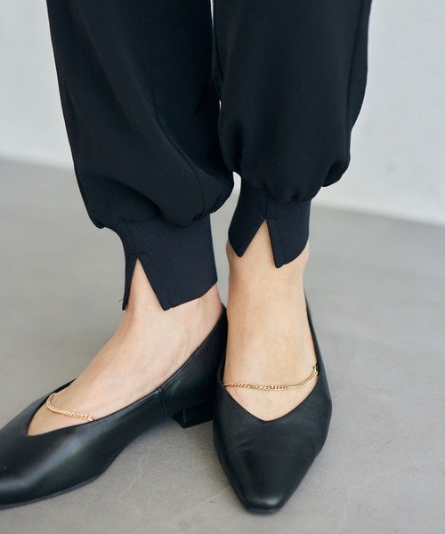 BARNYARDSTORM（バンヤードストーム）の「BARNYARDSTORM / チェーン付きフラットシューズ（パンプス・レディース・ブラック/ベージュ系その他2・38/37/36）」の16枚目の写真