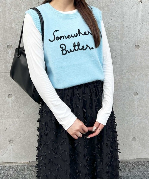 frunco(フランコ)の「【ZOZO限定】ロゴ刺繍ニットベスト(ベスト・レディース・ブルー/グレー/ホワイト・FREE)」の20枚目の写真