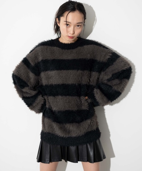 セール】WEGO/フェザーボーダープルオーバー（ニット/セーター）｜WEGO  