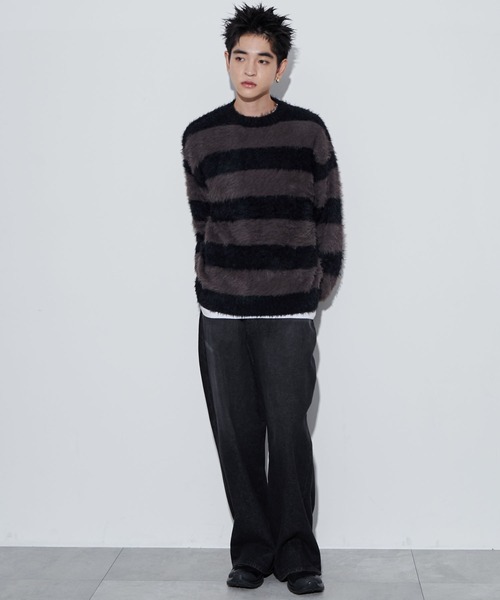 セール】WEGO/フェザーボーダープルオーバー（ニット/セーター）｜WEGO  