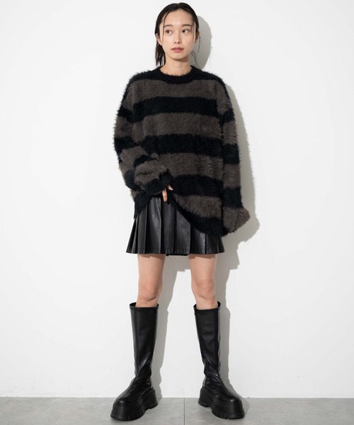 セール】WEGO/フェザーボーダープルオーバー（ニット/セーター）｜WEGO  