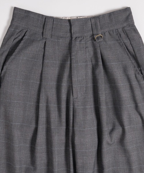 MUHET（ミュエータ）の「アソートチェックパンツ（スラックス・レディース・ネイビー/チャコールグレー・SMALL/MEDIUM/LARGE/X-LARGE）」の5枚目の写真