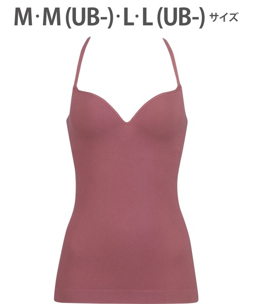 GOCOCi（ゴコチ）の「「GOCOCi ゴコチ」　カップ付きインナー（インナーウェア/肌着・レディース・ベージュ/ブラック/ライトピンク/アイボリー/ブルー/グリーン・M/L(UB-)/L/M(UB-)）」の6枚目の写真