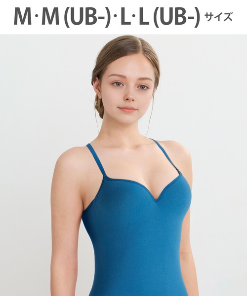 GOCOCi（ゴコチ）の「「GOCOCi ゴコチ」　カップ付きインナー（インナーウェア/肌着・レディース・ベージュ/ブラック/ライトピンク/アイボリー/ブルー/グリーン・M/L(UB-)/L/M(UB-)）」の5枚目の写真