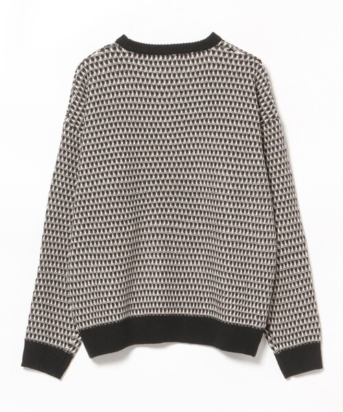 BEAMS HEART(ビームスハート)の「ポップコーン編み クルーネック ニット(ニット/セーター・メンズ・ネイビー/ブラック・SMALL/MEDIUM/LARGE)」の16枚目の写真