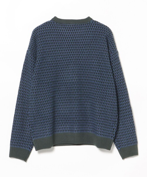 BEAMS HEART(ビームスハート)の「ポップコーン編み クルーネック ニット(ニット/セーター・メンズ・ネイビー/ブラック・SMALL/MEDIUM/LARGE)」の21枚目の写真