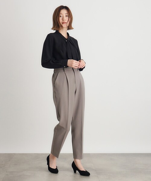 grove（グローブ）の「2WAYストレッチテーパードパンツ（その他パンツ・レディース・グレー/ブラック/ブラウン系その他・02/03/01/04/05）」の14枚目の写真