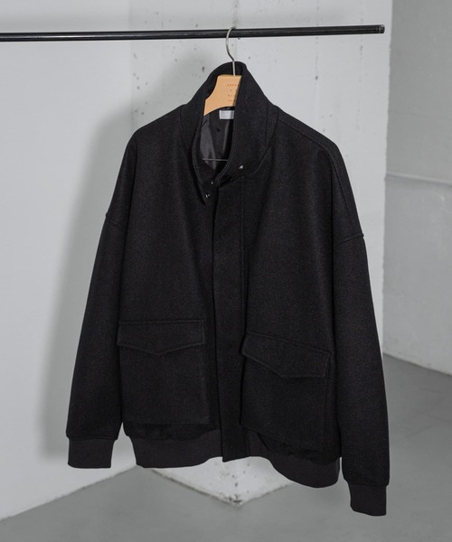 【セール】『ユニセックス』『UR TECH』カットメルトンブルゾン（ブルゾン）｜SENSE OF PLACE by URBAN RESEARCH（センスオブプレイスバイアーバンリサーチ）