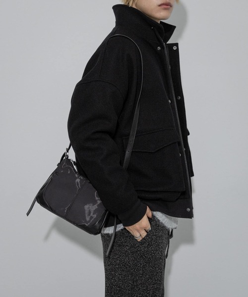 SENSE OF PLACE by URBAN RESEARCH（センスオブプレイスバイアーバンリサーチ）の「『ユニセックス』『UR TECH』カットメルトンブルゾン（ブルゾン・メンズ・ライトグレー/ダークブラウン/ブラック・MEDIUM/LARGE）」の6枚目の写真