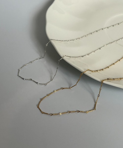 silver925 × ciite' (シルバーキューニーゴシーテ)の「【silver925】delicate chain necklace(ネックレス・レディース・ゴールド/シルバー・FREE)」の17枚目の写真