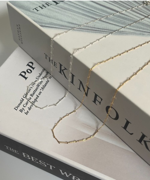 silver925 × ciite' (シルバーキューニーゴシーテ)の「【silver925】delicate chain necklace(ネックレス・レディース・ゴールド/シルバー・FREE)」の19枚目の写真