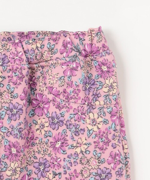 ANY（エニィ）の「7days裏シャギー総柄パンツ（その他パンツ・キッズ・ライラック系3/アイボリー系5/ネイビー系5/ピンク系5/サックスブルー系5・90/100/110/130/120）」の6枚目の写真