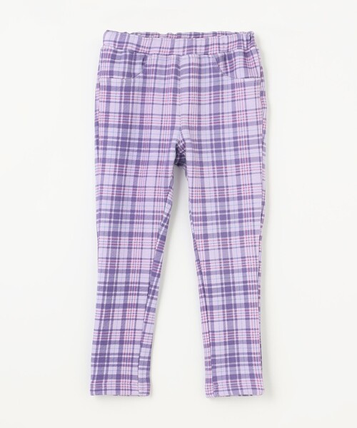 ANY（エニィ）の「7days裏シャギー総柄パンツ（その他パンツ・キッズ・ライラック系3/アイボリー系5/ネイビー系5/ピンク系5/サックスブルー系5・90/100/110/130/120）」の10枚目の写真