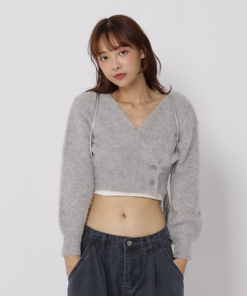 3.3 Field Trip （3.3フィールドトリップ）の「3.3 Field Trip／2WAYカーデ（カーディガン/ボレロ・レディース・オレンジ/ブルー/グレー・FREE）」の15枚目の写真