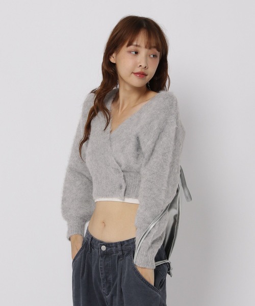 3.3 Field Trip （3.3フィールドトリップ）の「3.3 Field Trip／2WAYカーデ（カーディガン/ボレロ・レディース・オレンジ/ブルー/グレー・FREE）」の16枚目の写真