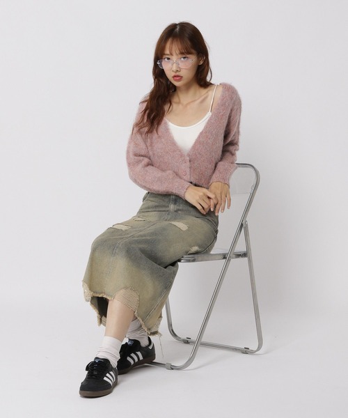 3.3 Field Trip （3.3フィールドトリップ）の「3.3 Field Trip／2WAYカーデ（カーディガン/ボレロ・レディース・オレンジ/ブルー/グレー・FREE）」の19枚目の写真