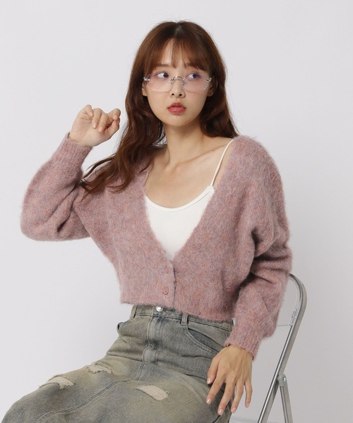 3.3 Field Trip （3.3フィールドトリップ）の「3.3 Field Trip／2WAYカーデ（カーディガン/ボレロ・レディース・オレンジ/ブルー/グレー・FREE）」の20枚目の写真