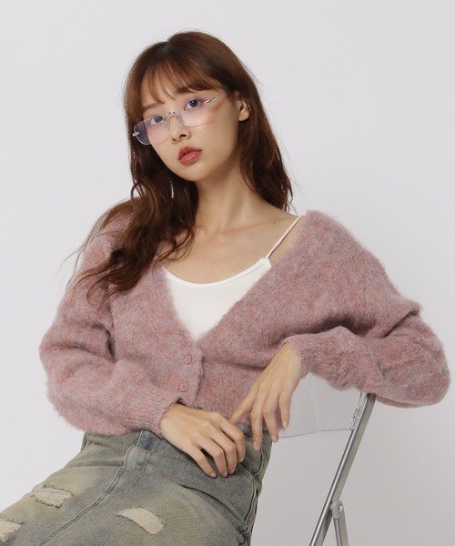 3.3 Field Trip （3.3フィールドトリップ）の「3.3 Field Trip／2WAYカーデ（カーディガン/ボレロ・レディース・オレンジ/ブルー/グレー・FREE）」の22枚目の写真