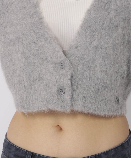 3.3 Field Trip （3.3フィールドトリップ）の「3.3 Field Trip／2WAYカーデ（カーディガン/ボレロ・レディース・オレンジ/ブルー/グレー・FREE）」の4枚目の写真