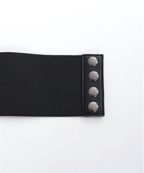 axes femme(アクシーズファム)の「ローズ刺繍コルセットベルト(ベルト・レディース・ダークブラウン/ブラック・FREE)」の8枚目の写真