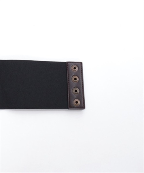 axes femme(アクシーズファム)の「ローズ刺繍コルセットベルト(ベルト・レディース・ダークブラウン/ブラック・FREE)」の21枚目の写真