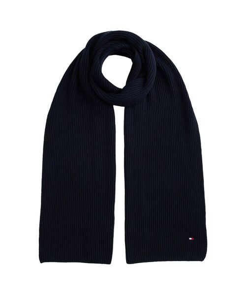 TOMMY HILFIGER（トミーヒルフィガー）の「フラッグピマコットンカシミヤストール（ストール/ショール・メンズ・ベージュ/ピンク/ブラック/グレー/ワイン系1/ベージュ系その他/ネイビー・FREE）」の5枚目の写真