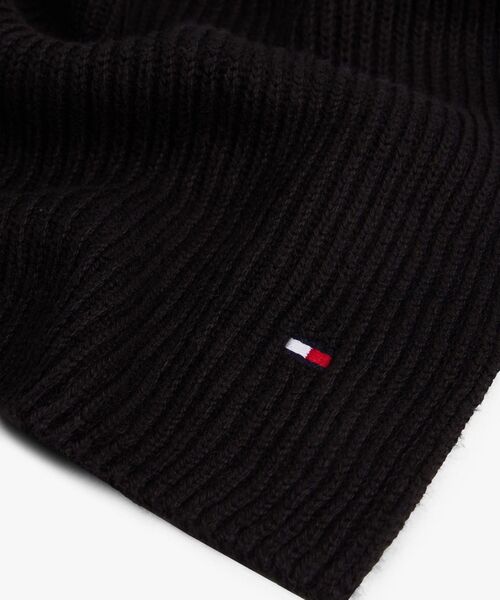 TOMMY HILFIGER（トミーヒルフィガー）の「フラッグピマコットンカシミヤストール（ストール/ショール・メンズ・ベージュ/ピンク/ブラック/グレー/ワイン系1/ベージュ系その他/ネイビー・FREE）」の9枚目の写真