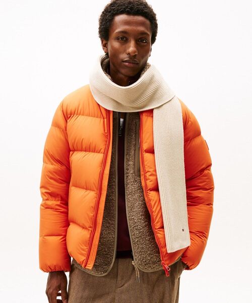 TOMMY HILFIGER（トミーヒルフィガー）の「フラッグピマコットンカシミヤストール（ストール/ショール・メンズ・ベージュ/ピンク/ブラック/グレー/ワイン系1/ベージュ系その他/ネイビー・FREE）」の13枚目の写真