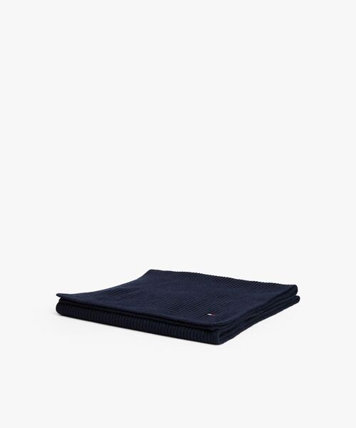 TOMMY HILFIGER（トミーヒルフィガー）の「フラッグピマコットンカシミヤストール（ストール/ショール・メンズ・ベージュ/ピンク/ブラック/グレー/ワイン系1/ベージュ系その他/ネイビー・FREE）」の18枚目の写真