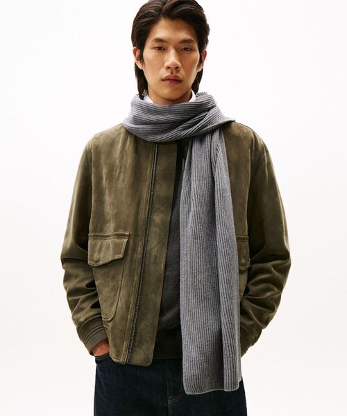 TOMMY HILFIGER（トミーヒルフィガー）の「フラッグピマコットンカシミヤストール（ストール/ショール・メンズ・ベージュ/ピンク/ブラック/グレー/ワイン系1/ベージュ系その他/ネイビー・FREE）」の22枚目の写真