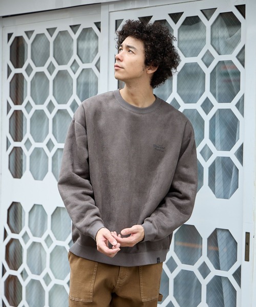BAYFLOW（ベイフロー）の「リバーシブルスエードボアプルオーバー（Tシャツ/カットソー・メンズ・グレー/チャコールグレー/ホワイト/グリーン・SMALL/MEDIUM/LARGE）」の2枚目の写真