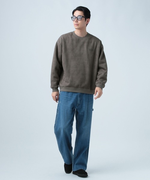BAYFLOW（ベイフロー）の「リバーシブルスエードボアプルオーバー（Tシャツ/カットソー・メンズ・グレー/チャコールグレー/ホワイト/グリーン・SMALL/MEDIUM/LARGE）」の8枚目の写真