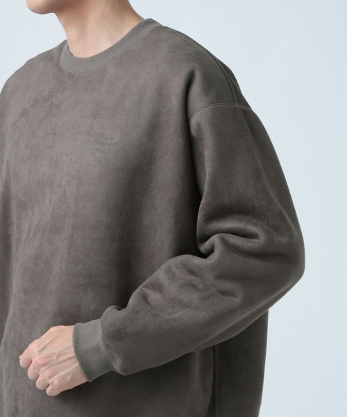 BAYFLOW（ベイフロー）の「リバーシブルスエードボアプルオーバー（Tシャツ/カットソー・メンズ・グレー/チャコールグレー/ホワイト/グリーン・SMALL/MEDIUM/LARGE）」の16枚目の写真