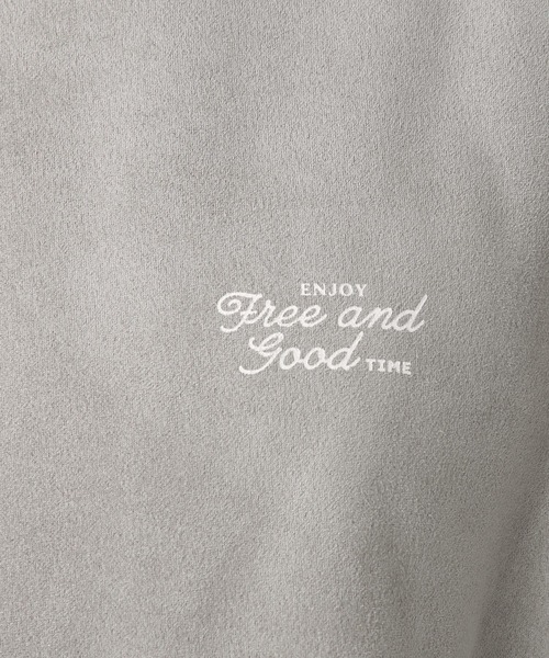 BAYFLOW（ベイフロー）の「リバーシブルスエードボアプルオーバー（Tシャツ/カットソー・メンズ・グレー/チャコールグレー/ホワイト/グリーン・SMALL/MEDIUM/LARGE）」の21枚目の写真