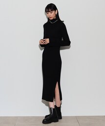 GALLEST | タイトリブニットワンピース(ワンピース)
