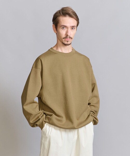 BEAUTY&YOUTH UNITED ARROWS（ビューティーアンドユースユナイテッドアローズ）の「バルキー クルーネック スウェット（スウェット・メンズ・ナチュラル/マスタード/ネイビー・M/L/S/XL）」の8枚目の写真