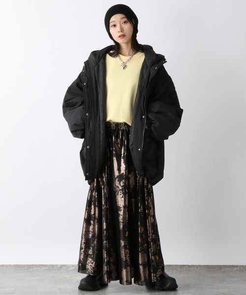 JEANASIS(ジーナシス)の「ウールブレンドブライトクルーネックプルオーバー/260081(ニット/セーター・レディース・イエロー/ブラウン/ピンク/チャコールグレー/パープル/オレンジ/ネイビー・FREE)」の17枚目の写真